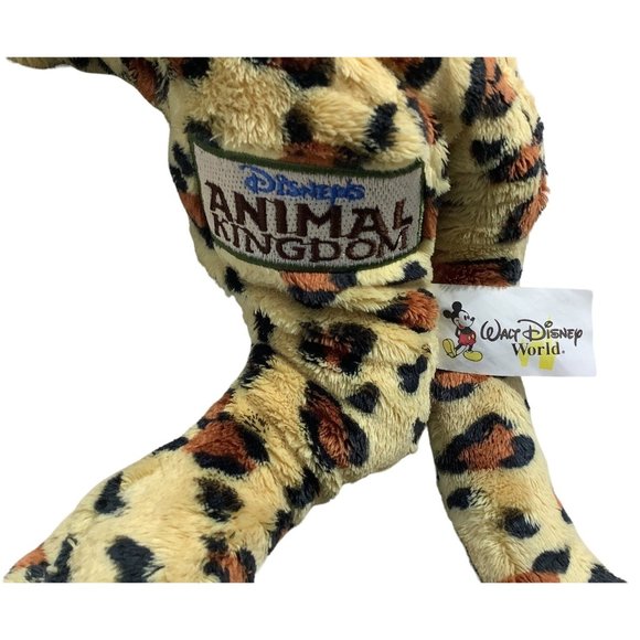 Disney Animal Kingdom Leopard Stuffed Animal  22” Cheetah Plush - Picture 5 of 7
